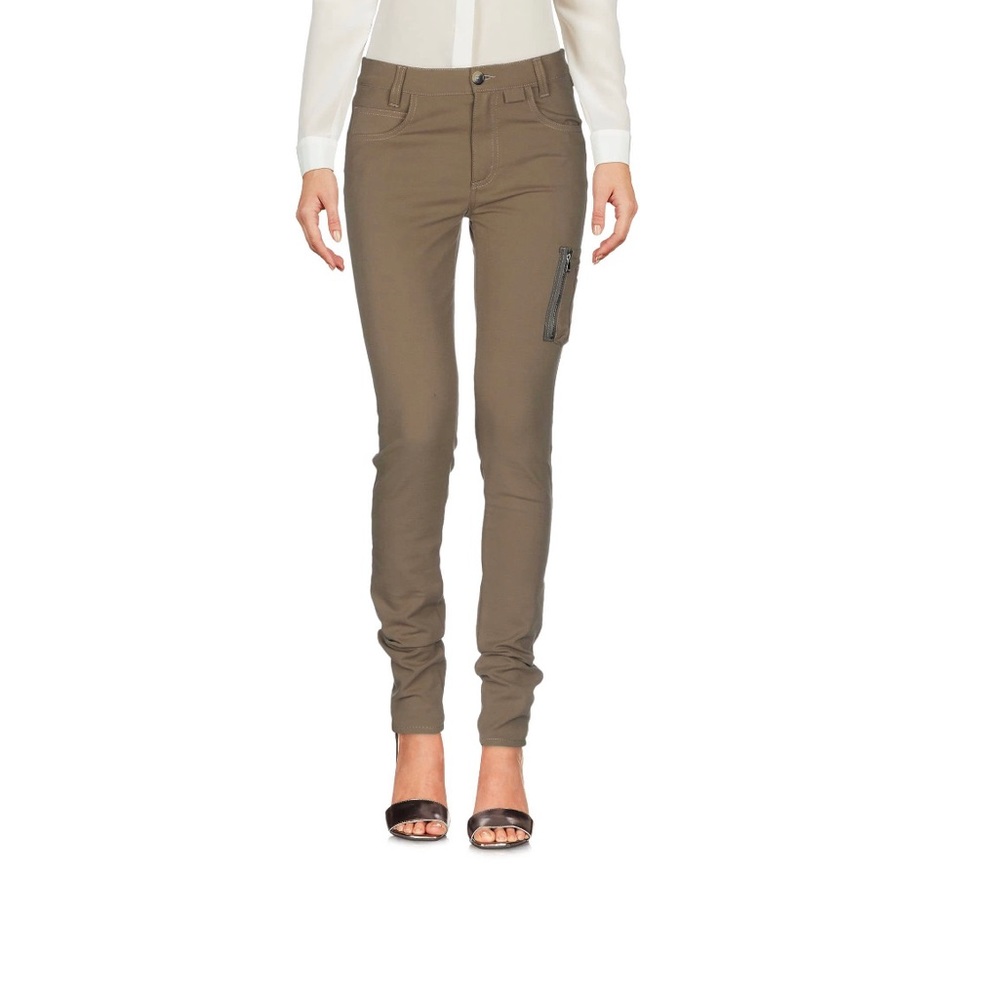 GIAMBA Military Green Skinny Cargo Pants US 4